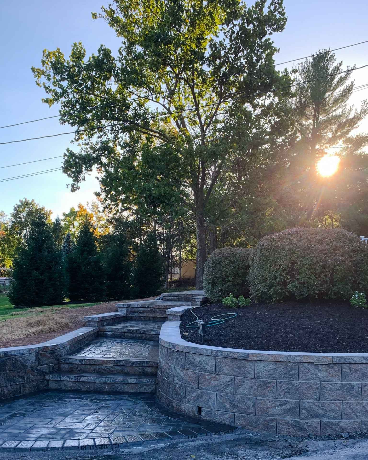 front yard completed by Urrutia’s Landscaping LLC in New Jersey